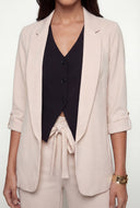 Natalie Tabbed Sleeve Blazer