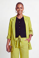 Natalie Tabbed Sleeve Blazer