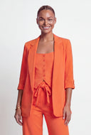 Natalie Tabbed Sleeve Blazer