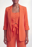 Natalie Tabbed Sleeve Blazer