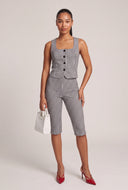 Gingham Skinny Capris
