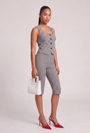 Gingham Skinny Capris