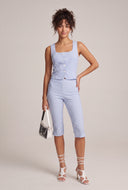 Gingham Skinny Capris