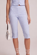 Gingham Skinny Capris