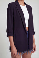 Tabbed Quarter Sleeve Blazer