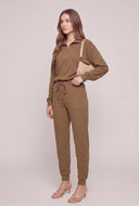 Drawstring Waist Joggers