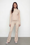 Juliana Decorative Stitch Zip Track Jacket