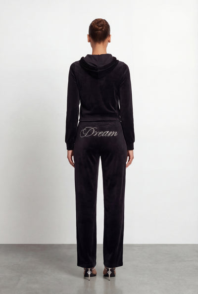 Dream Glam Velour High Waist Sweatpants