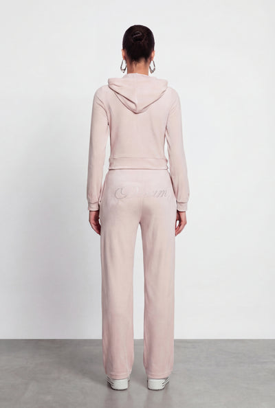 Dream Glam Velour High Waist Sweatpants