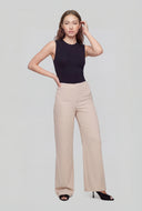 Brushed Knit Pull-On Pants