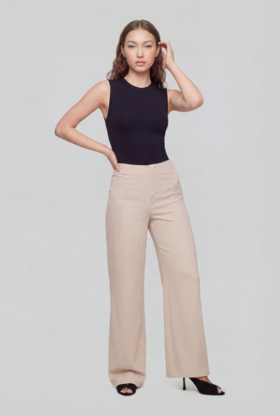 Brushed Knit Pull-On Pants