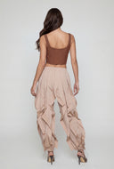 Joelle Tie Strap Crop Corset Top