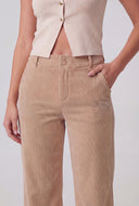 Pull On High Waisted Wide Leg Pants
