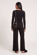 Emory Rib Knit Henley Top