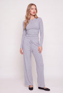 Emory Rib Knit Henley Top