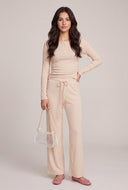 Emory Rib Knit Henley Top