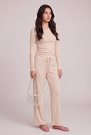 Emory Rib Knit Henley Top