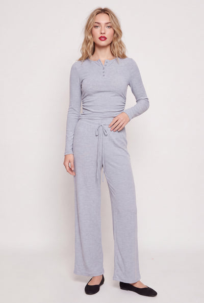 Emory Rib Knit Drawstring Pants