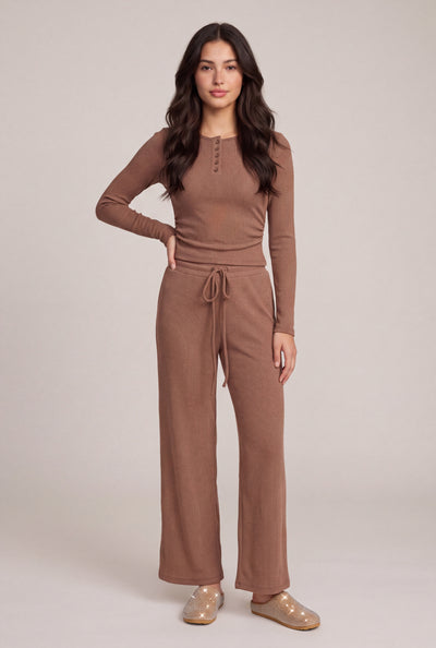 Emory Rib Knit Drawstring Pants