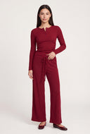 Emory Rib Knit Drawstring Pants