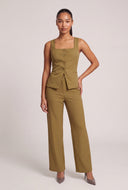 Ellen Button Front Blazer Vest