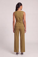 Ellen Button Front Blazer Vest