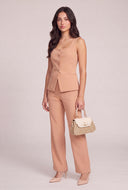 Ellen Button Front Blazer Vest