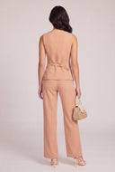 Ellen Button Front Blazer Vest
