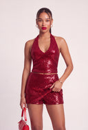 Sequin Mini Skort