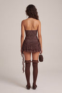 Polka Dot Ruffle Skort