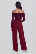 Elowyn Crepe Straight-Leg Dress Pants