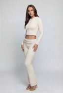 Esmeralda Crop Pullover Hoodie