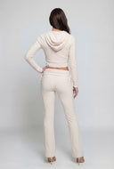 Esmeralda Crop Pullover Hoodie