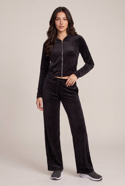 Lillian Velour Zip Hoodie