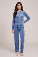 Lillian Velour Zip Hoodie