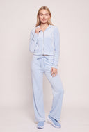 Lillian Velour Zip Hoodie