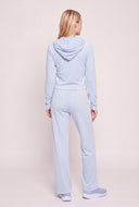 Lillian Velour Zip Hoodie