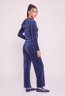Lillian Velour Zip Hoodie