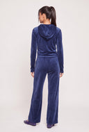Lillian Velour Zip Hoodie