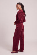 Lillian Velour Zip Hoodie