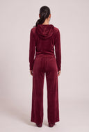 Lillian Velour Zip Hoodie