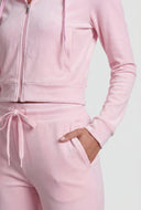 Neriah Velour High Waist Flare Sweatpants
