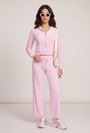 Velour Wide Leg Pants