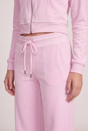 Velour Wide Leg Pants