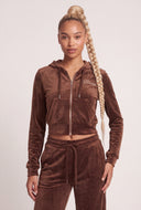 Glam Crop Hoodie