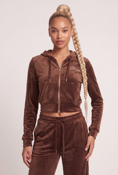 Glam Crop Hoodie