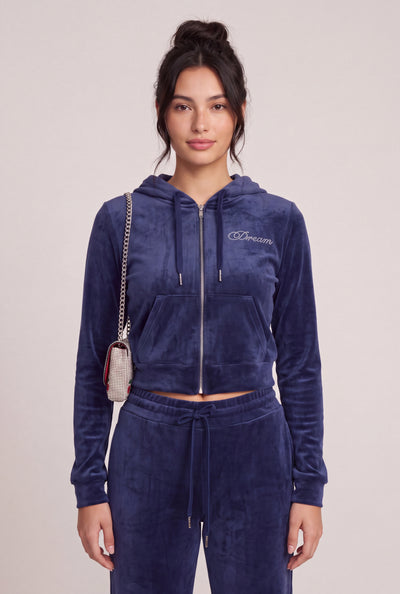 Glam Crop Hoodie