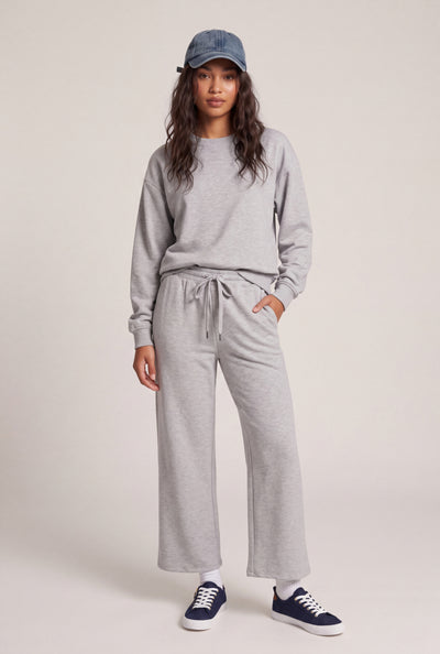 Drawstring Wide Leg Sweatpants