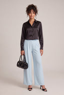 Satin Crop Shirt