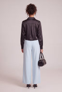 Satin Crop Shirt